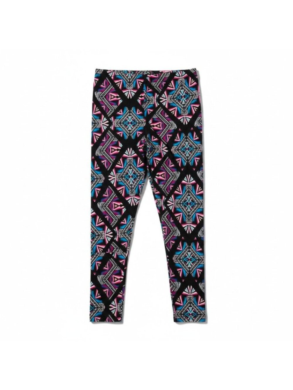 No Boundaries Women’s XL 15/17 Crop Leggings – Geometric Print – Good Condition